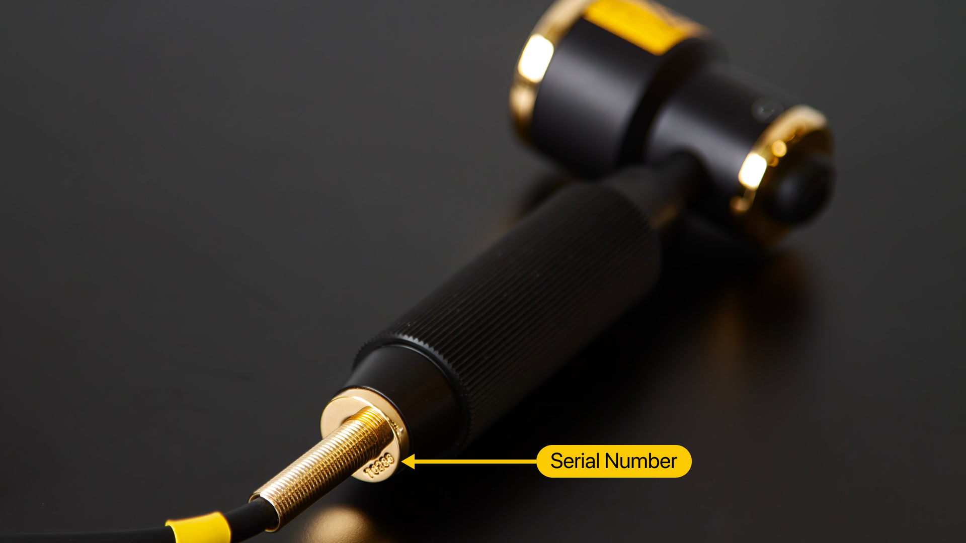 Serial number on probe