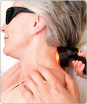 Low Level Laser Therapy relief for chronic neck pain