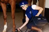 Zara Phillips treating horse with THOR LLLT