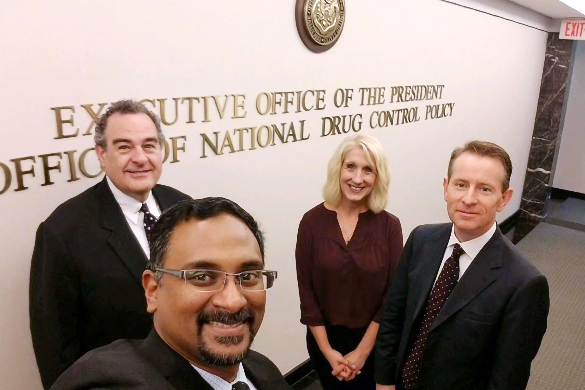 THOR CEO James Carroll at at the Office of Drug Control to talk about photobiomodulation